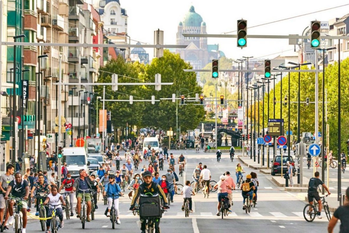 Journée sans voitures à Bruxelles