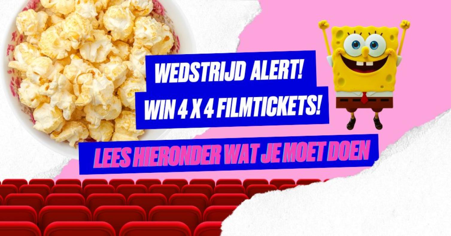 WIN WIN WIN 4 x 4 tickets voor Spongebob