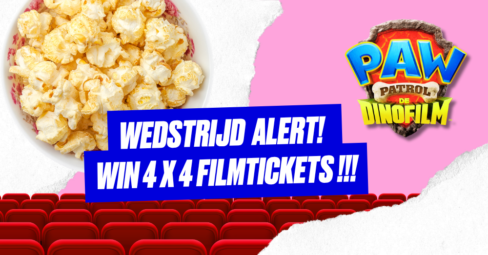 WIN WIN WIN 4 x 4 tickets voor PAW Patrol: The Dino Movie