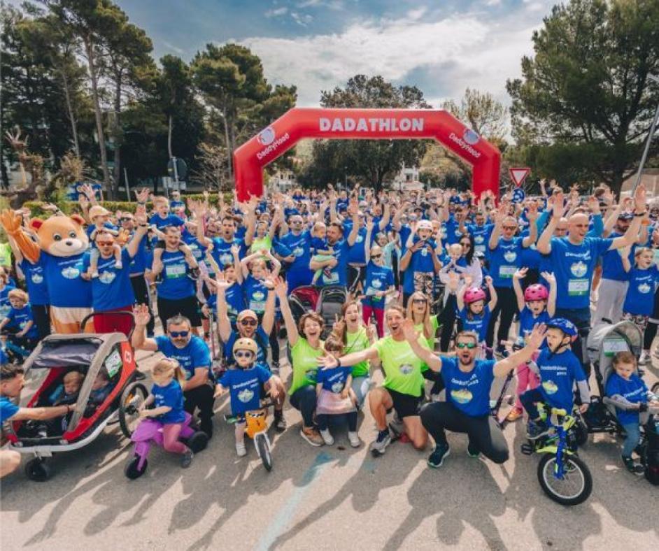 Dadathlon: samen sporten zonder dat iemand een medaille moet winnen