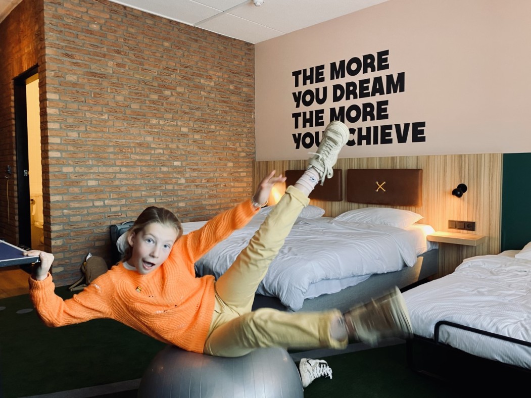 In dit hotel hebben zowel grote als kleine sportivo's de tijd van hun leven! Spoiler: je kan er ook gewoon helemaal niets doen!