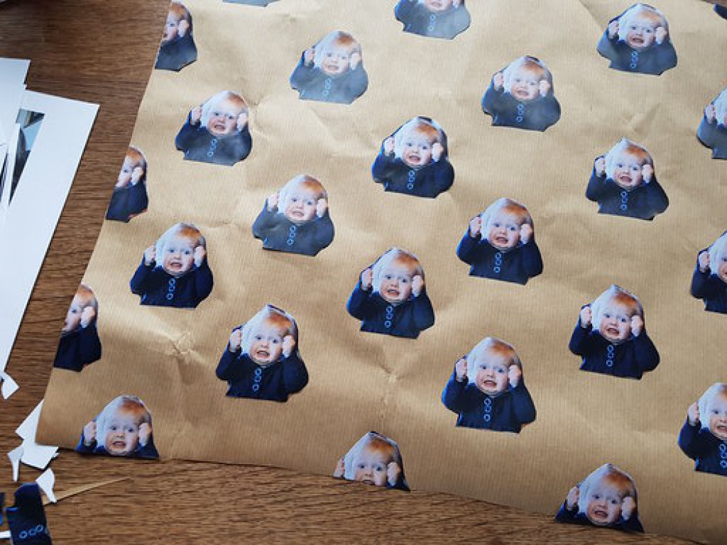 Je hoofd op inpakpapier en andere grappige verpakkingsideetjes!