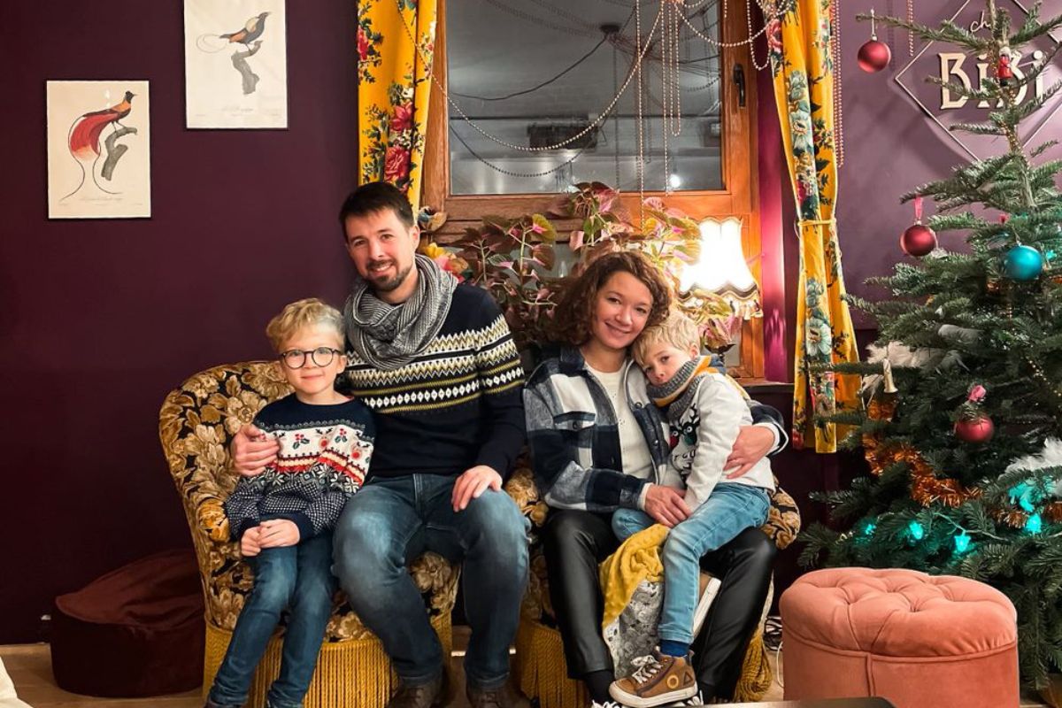 sortie en famille chez bibi