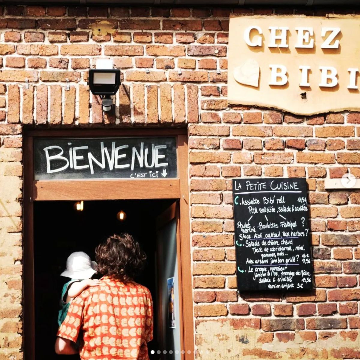 sortie en famille chez bibi entrée