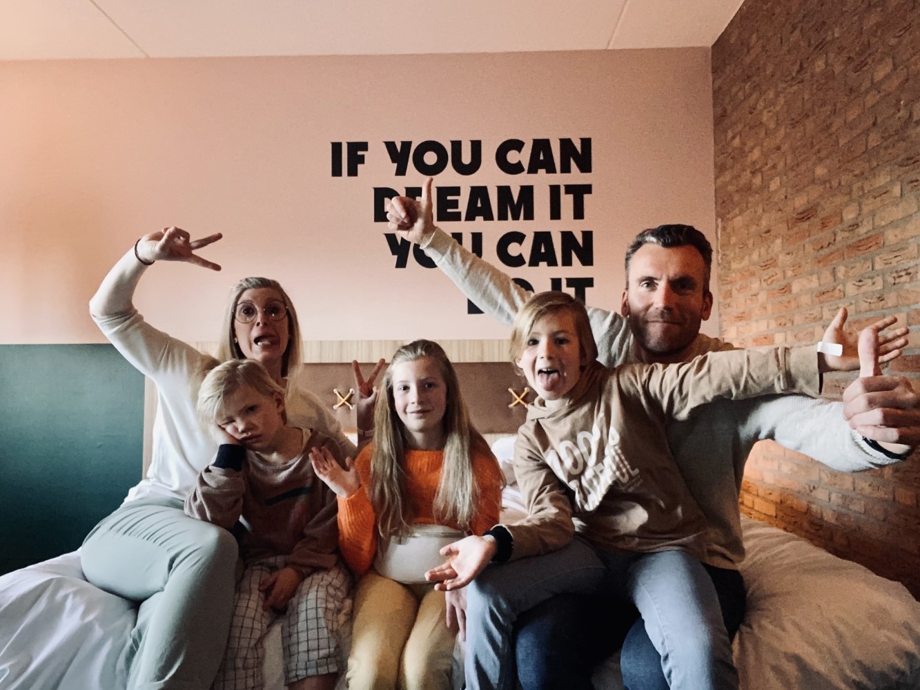 hôtel de sportif en famille