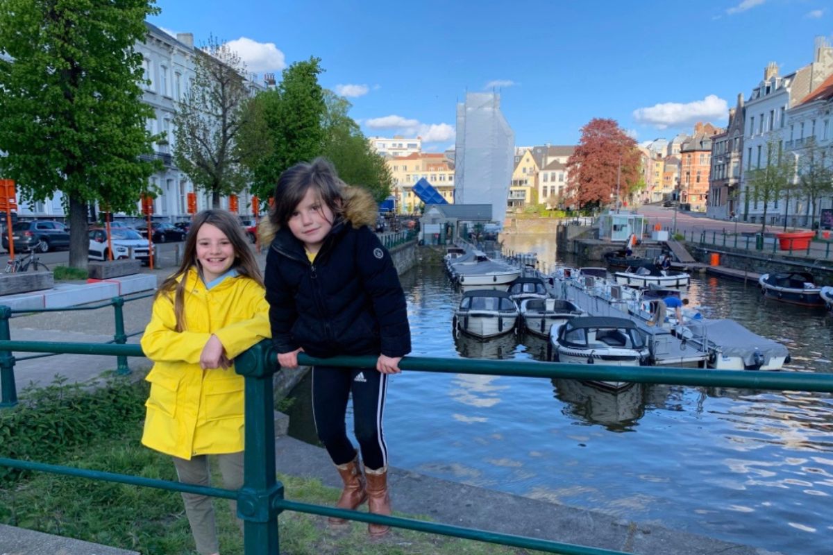 Bateau au centre de Gand