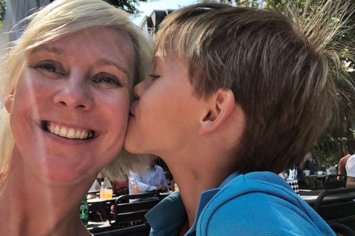 Ingrid et son fils